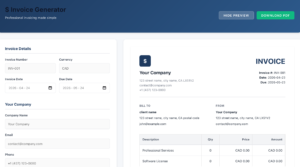 Free Invoice Generator img